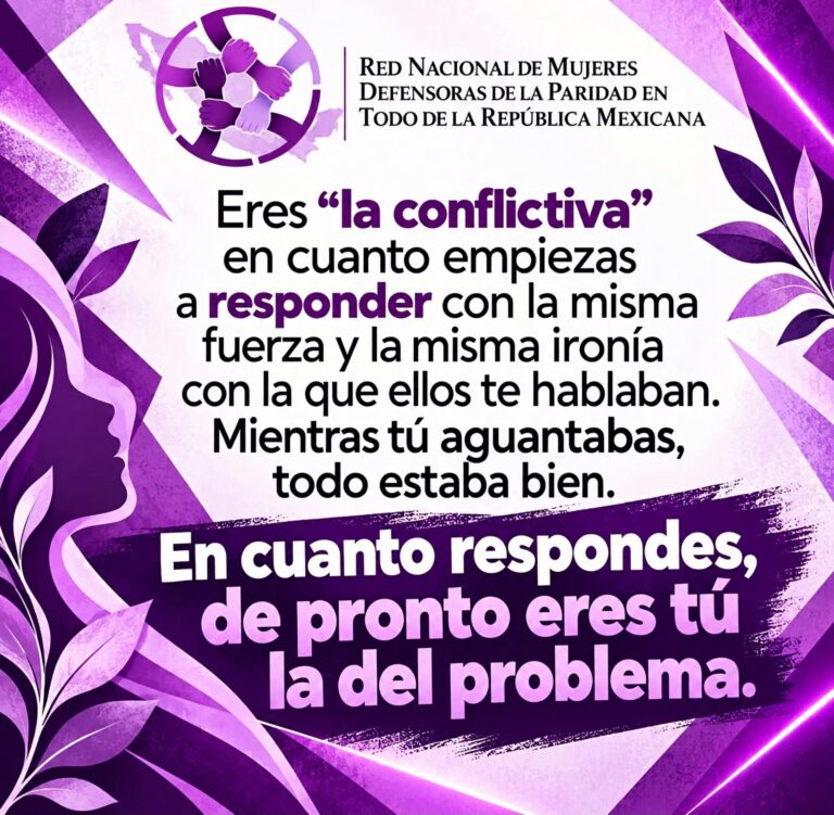 El estereotipo de ‘conflictiva’ y la lucha por la voz femenina