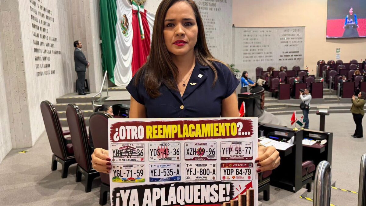 Elena Córdova solicita detener reemplacamientos en Veracruz