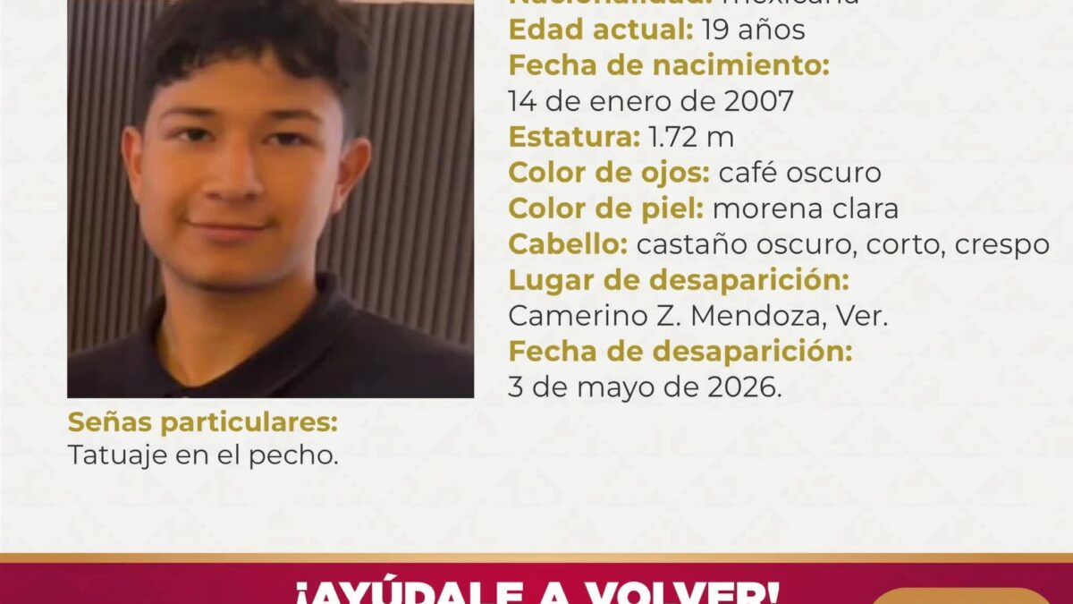 Encuentran muerto a Erik Hernández Cruz tras más de cinco meses