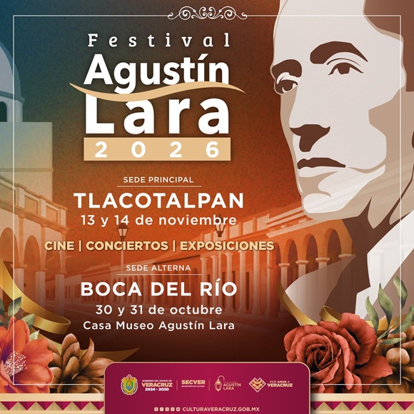 Festival Agustín Lara se realizará en noviembre en Veracruz