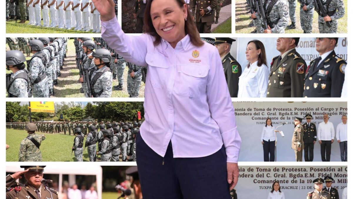 Gobernadora reafirma apoyo a la seguridad en Veracruz