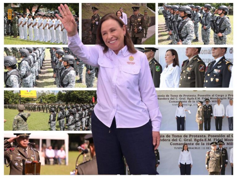 Gobernadora reafirma apoyo a la seguridad en Veracruz