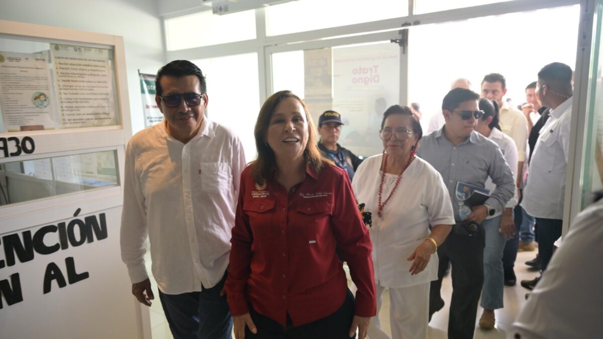 Gobernadora verifica hospitales en Cosoleacaque y Oluta