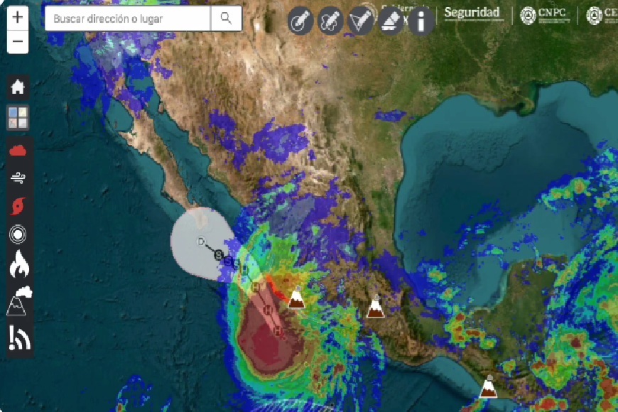 Huracán Trudy alcanza categoría 2 y provoca alertas en varios estados