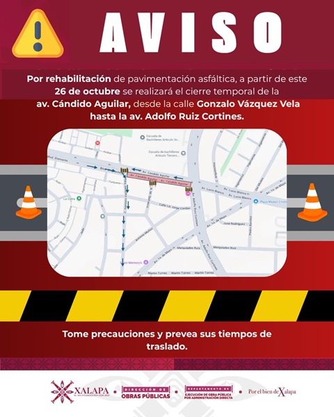 Inician trabajos de bacheo en avenida Cándido Aguilar