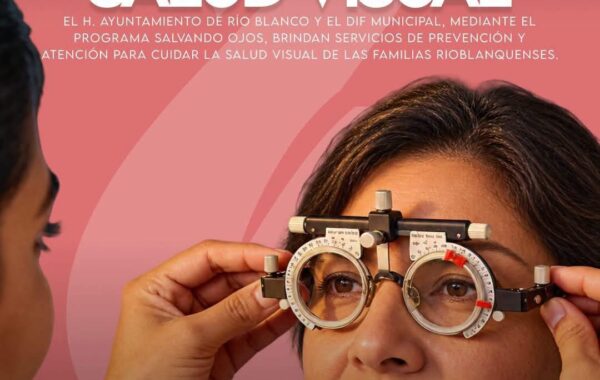 Jornada de salud visual en Río Blanco este 28 de octubre