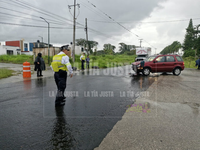 motociclista herido tras choque con camioneta en Córdoba