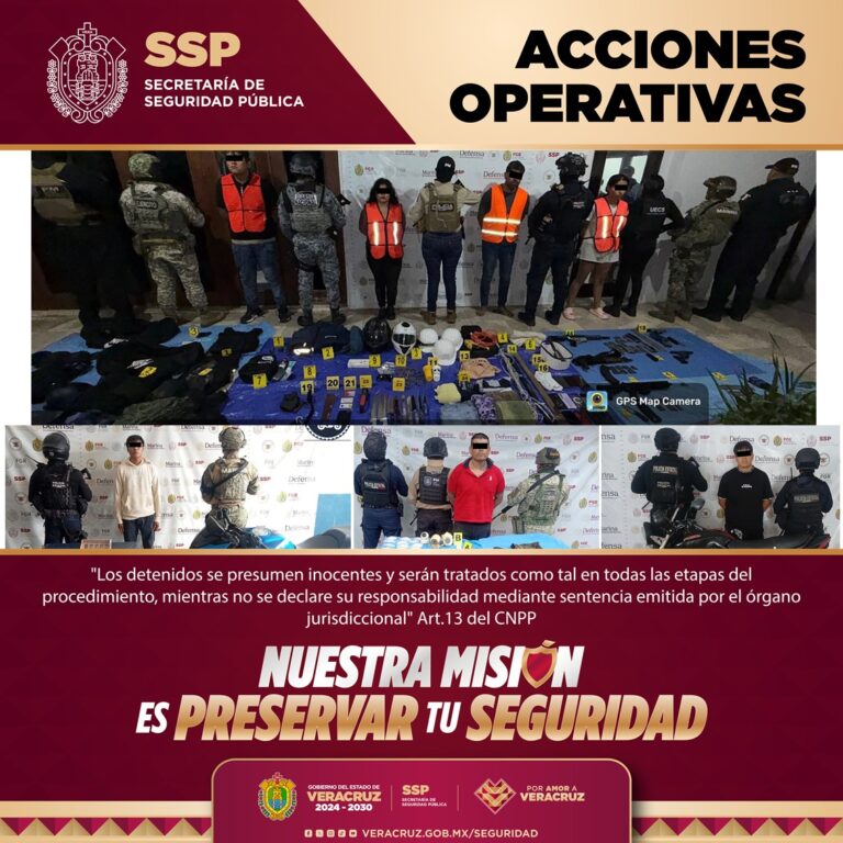 Operativos en Veracruz: 127 dosis de drogas y 23 vehículos asegurados