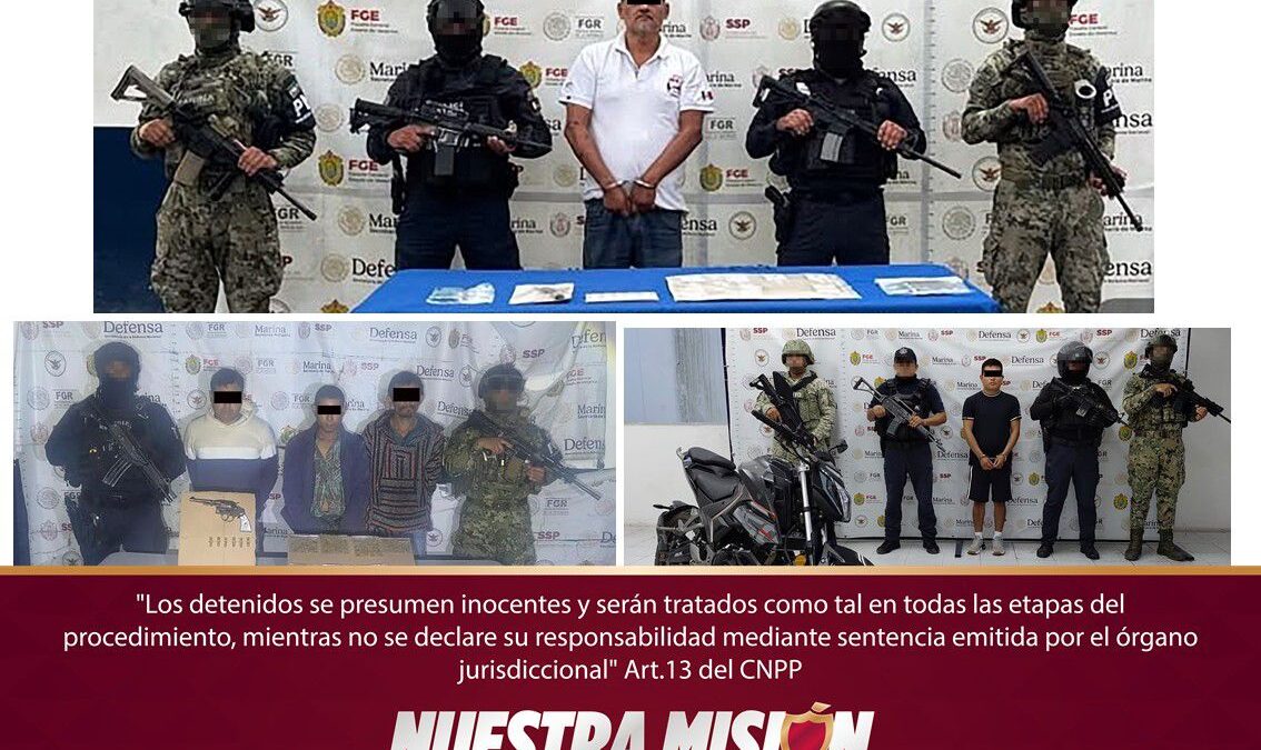 Operativos en Veracruz: 33 arrestos y seis víctimas rescatadas