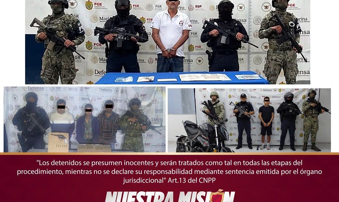 Operativos en Veracruz: 33 detenidos y seis víctimas rescatadas