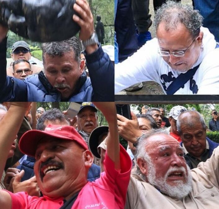 Piden investigar agresiones a periodistas y destrucción de estatua