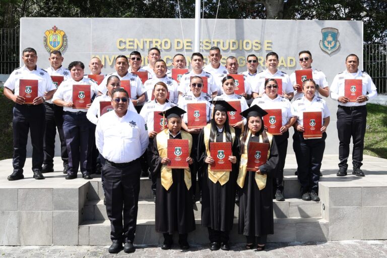 Policías de Orizaba finalizan su formación en Seguridad Pública