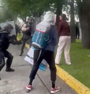 Protesta por agua limpia en Guadalajara termina en enfrentamientos