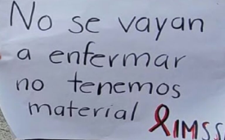 Protestas de trabajadores del IMSS en 17 estados por condiciones laborales