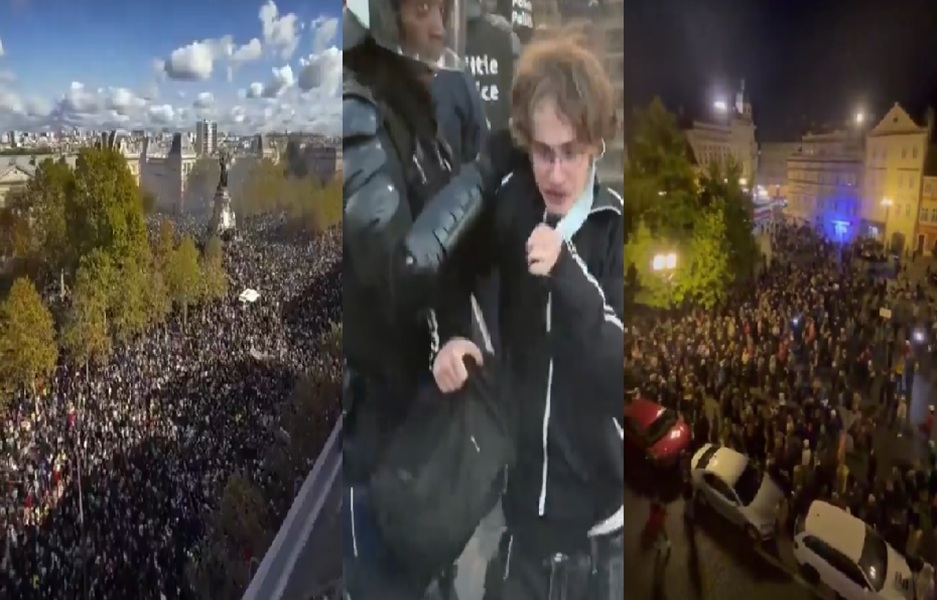 Protestas en Europa por costo de vida y pensiones