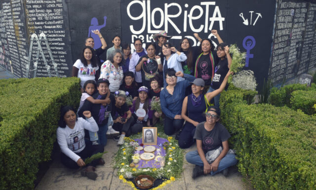 Quinta aniversario de la Glorieta de las Mujeres que Luchan