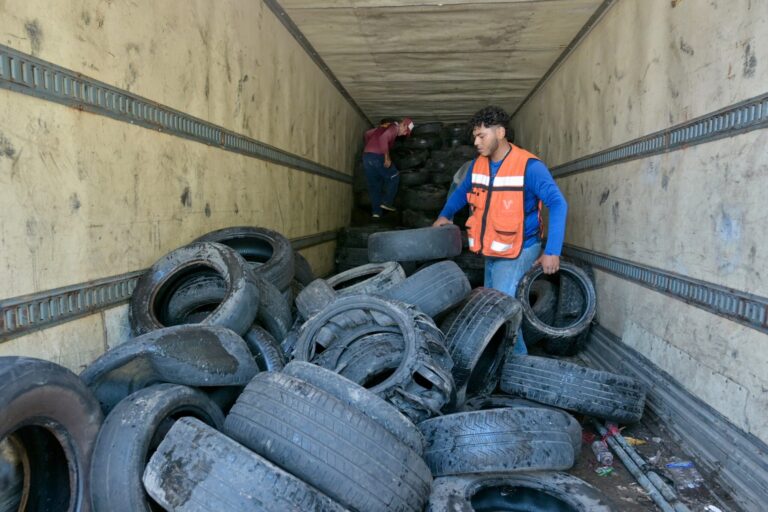 Recolección de neumáticos en Veracruz supera mil unidades