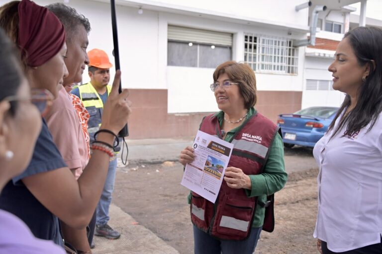 Rehabilitación vial en Camino Real responde a demandas vecinales