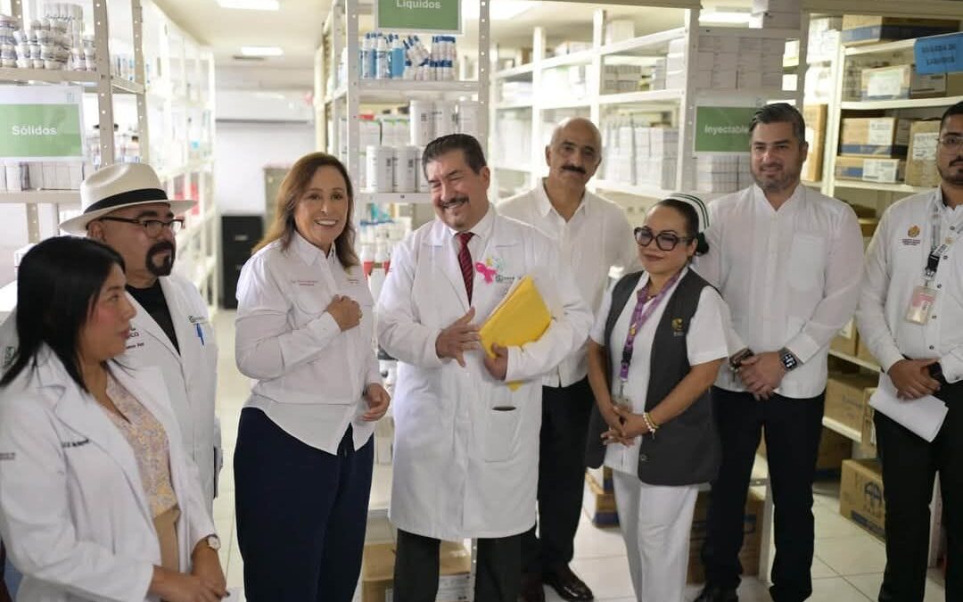 Rocío Nahle asegura nuevo hospital y mejora en abasto de medicamentos