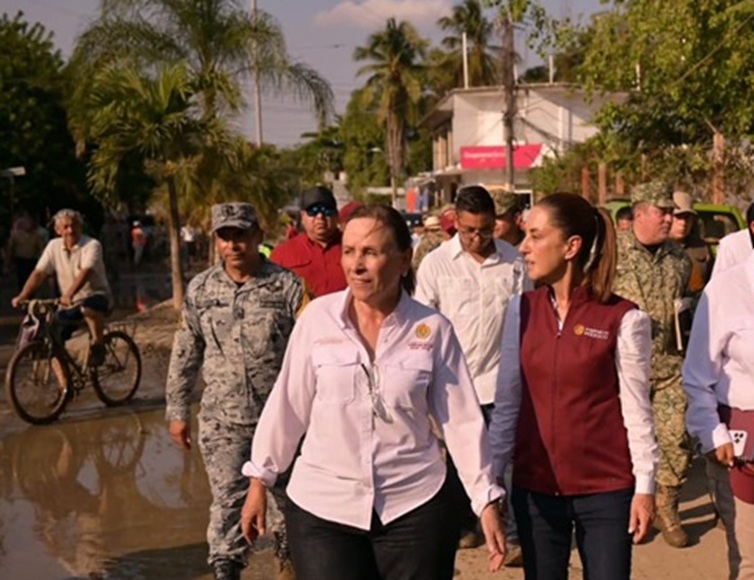 Rocío Nahle conmemora un año de lluvias catastróficas en Veracruz