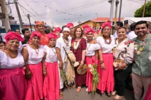 Rocío Nahle inaugura Festival Internacional Afrocaribeño en Yanga