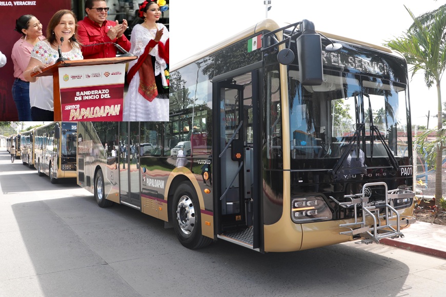 Rocío Nahle lanza servicio de transporte Papaloapan