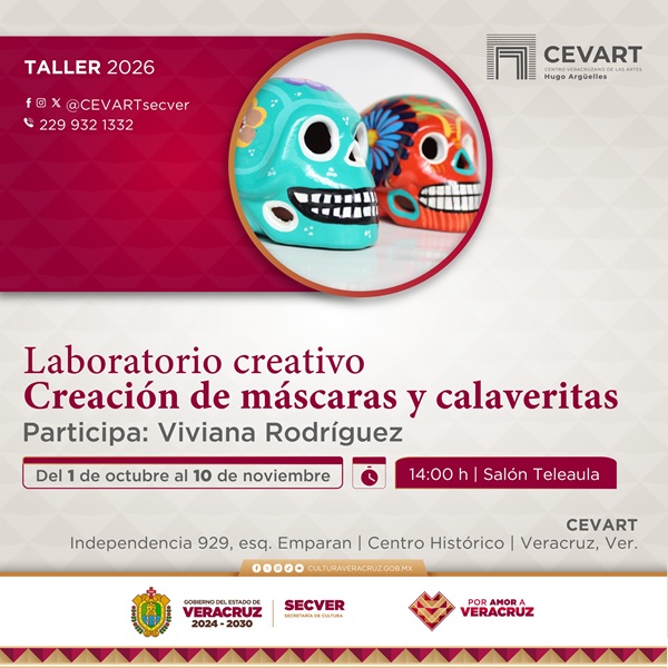 SECVER convoca a laboratorios creativos en Veracruz