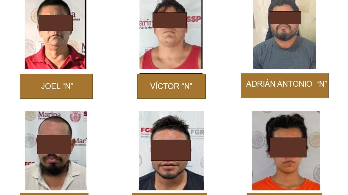 Seis detenidos en Veracruz por extorsión y secuestro agravado
