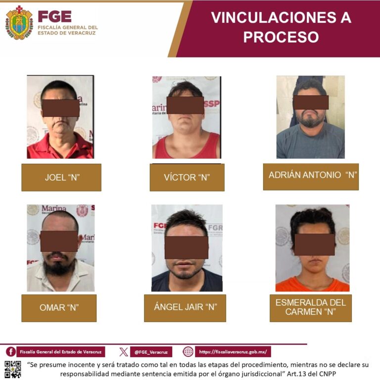 Seis detenidos en Veracruz por extorsión y secuestro agravado