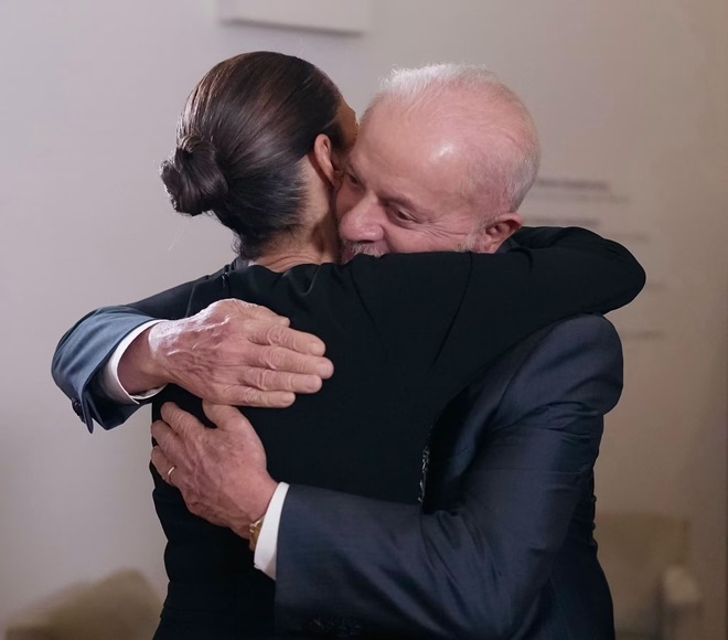 Sheinbaum celebra victoria de Lula en Brasil