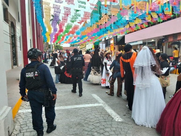 SSP refuerza seguridad con 136 elementos en Xantolo 2026
