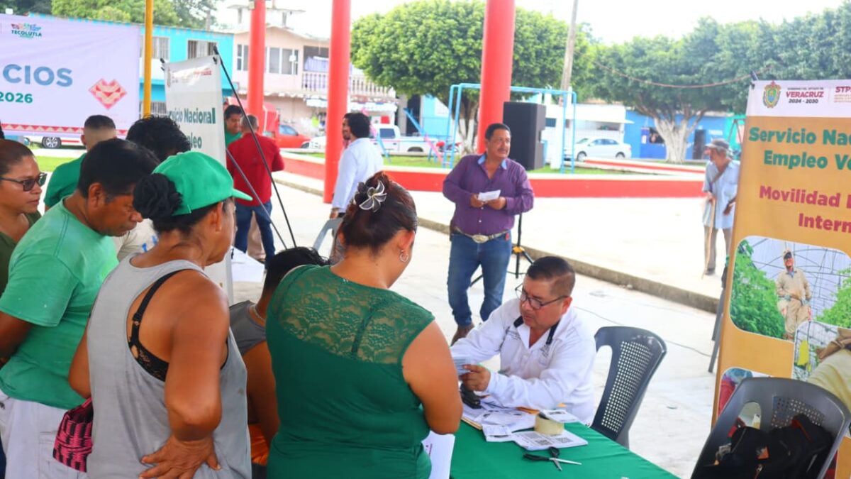 STPSP Veracruz realiza 60 Caravanas de Servicios en Tecolutla