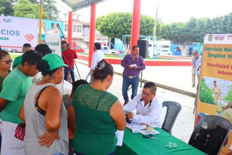 STPSP Veracruz realiza 60 Caravanas de Servicios en Tecolutla