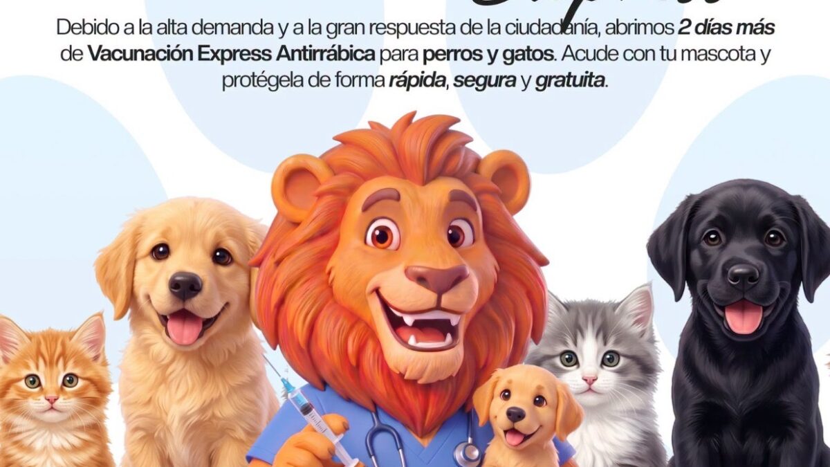 Vacunación antirrábica gratuita en Río Blanco
