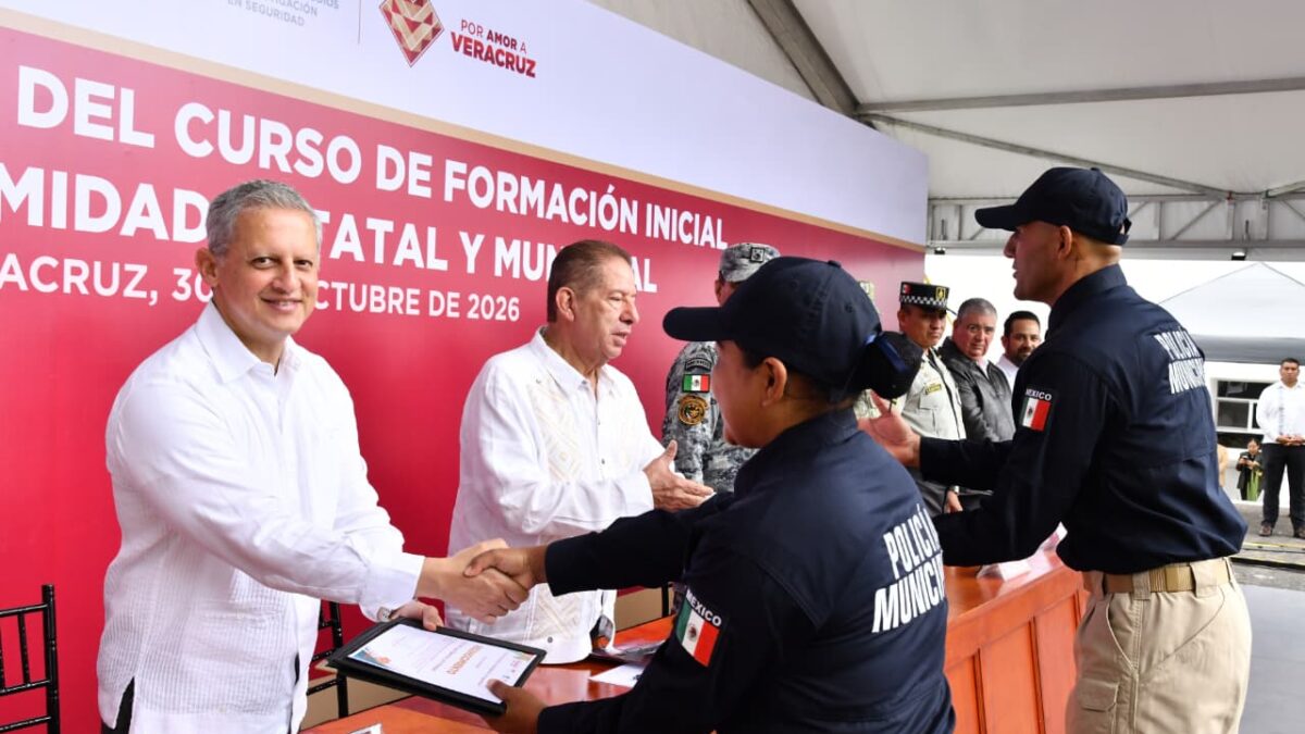 Veracruz suma 75 nuevos policías para mejorar la seguridad