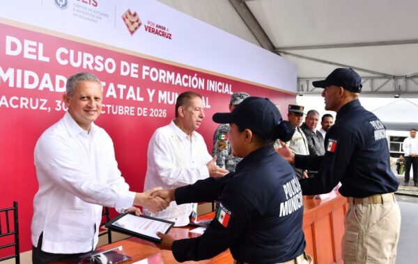Veracruz suma 75 nuevos policías para mejorar la seguridad