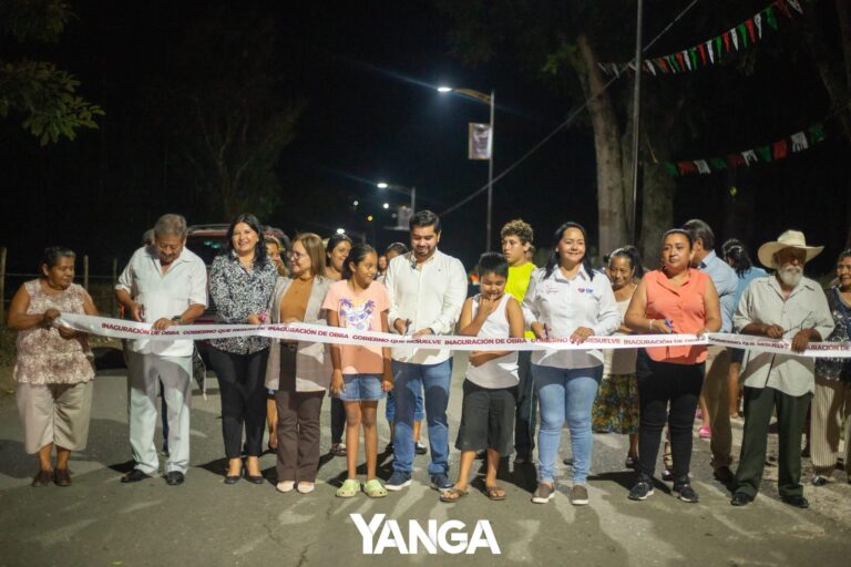 Yanga mejora seguridad con nuevo alumbrado público LED